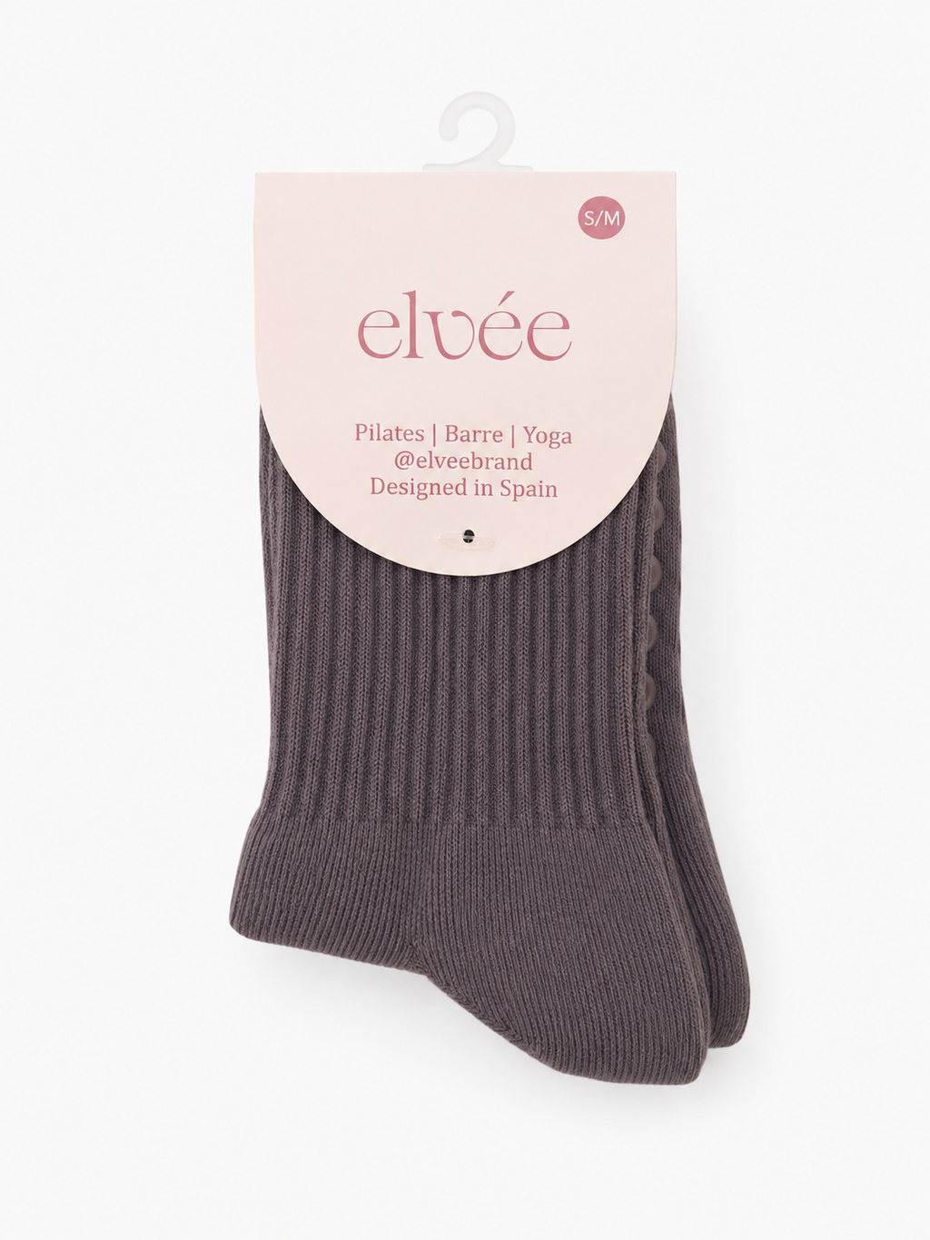 Crew Grip Socks — Moon Grey