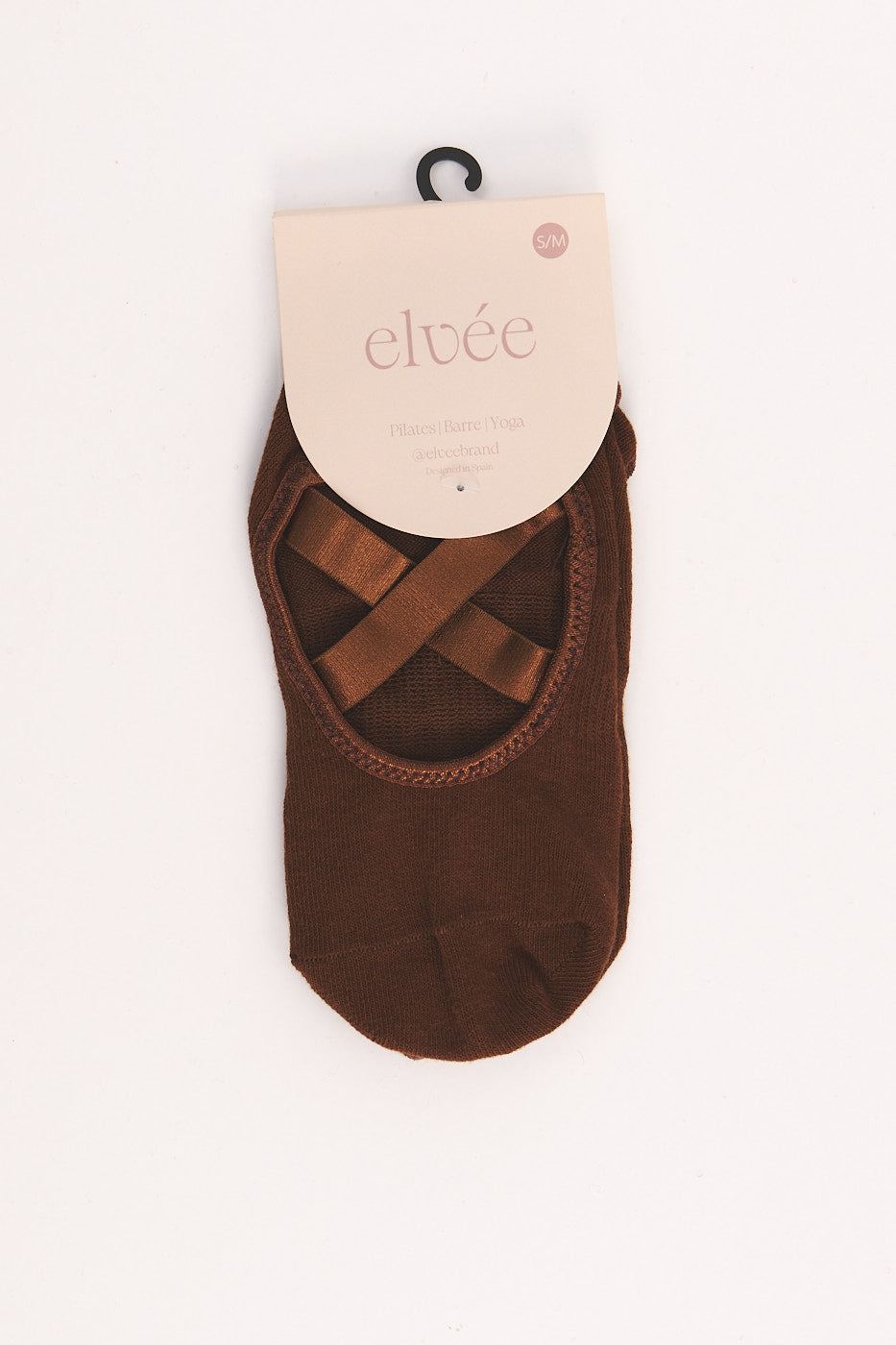 Ballet Grip Socks - Chocolate Brown