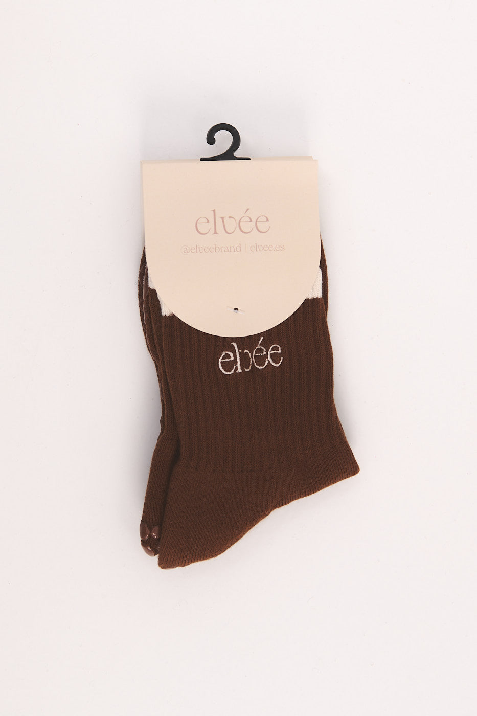 Crew Grip Socks — Chocolate Brown