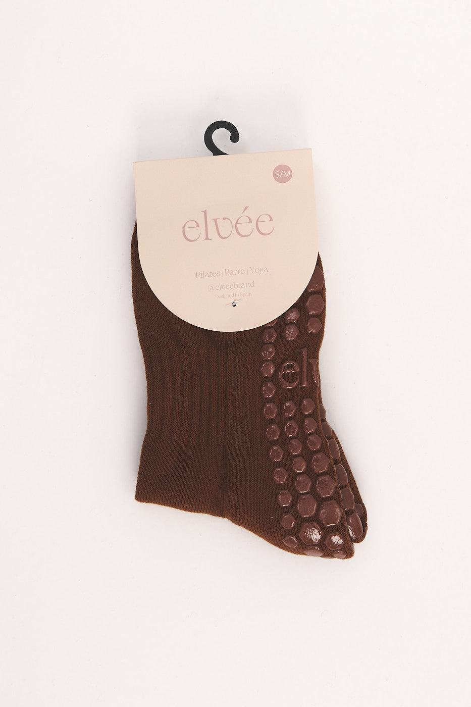 Crew Grip Socks — Chocolate Brown
