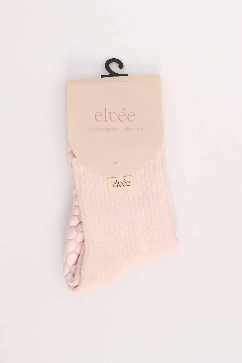 Crew Grip Socks — Label Beige