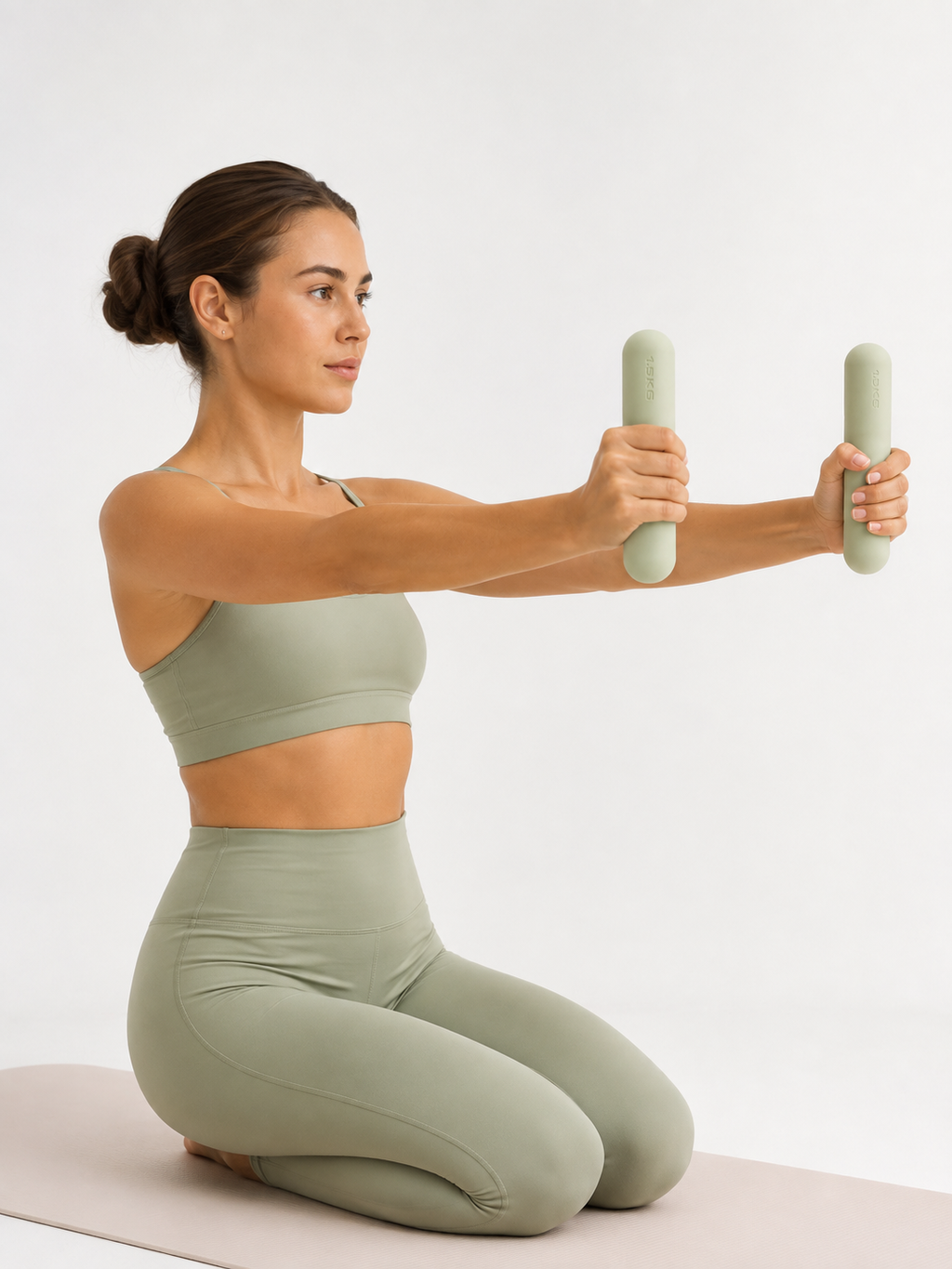Dumbbells Silky Green