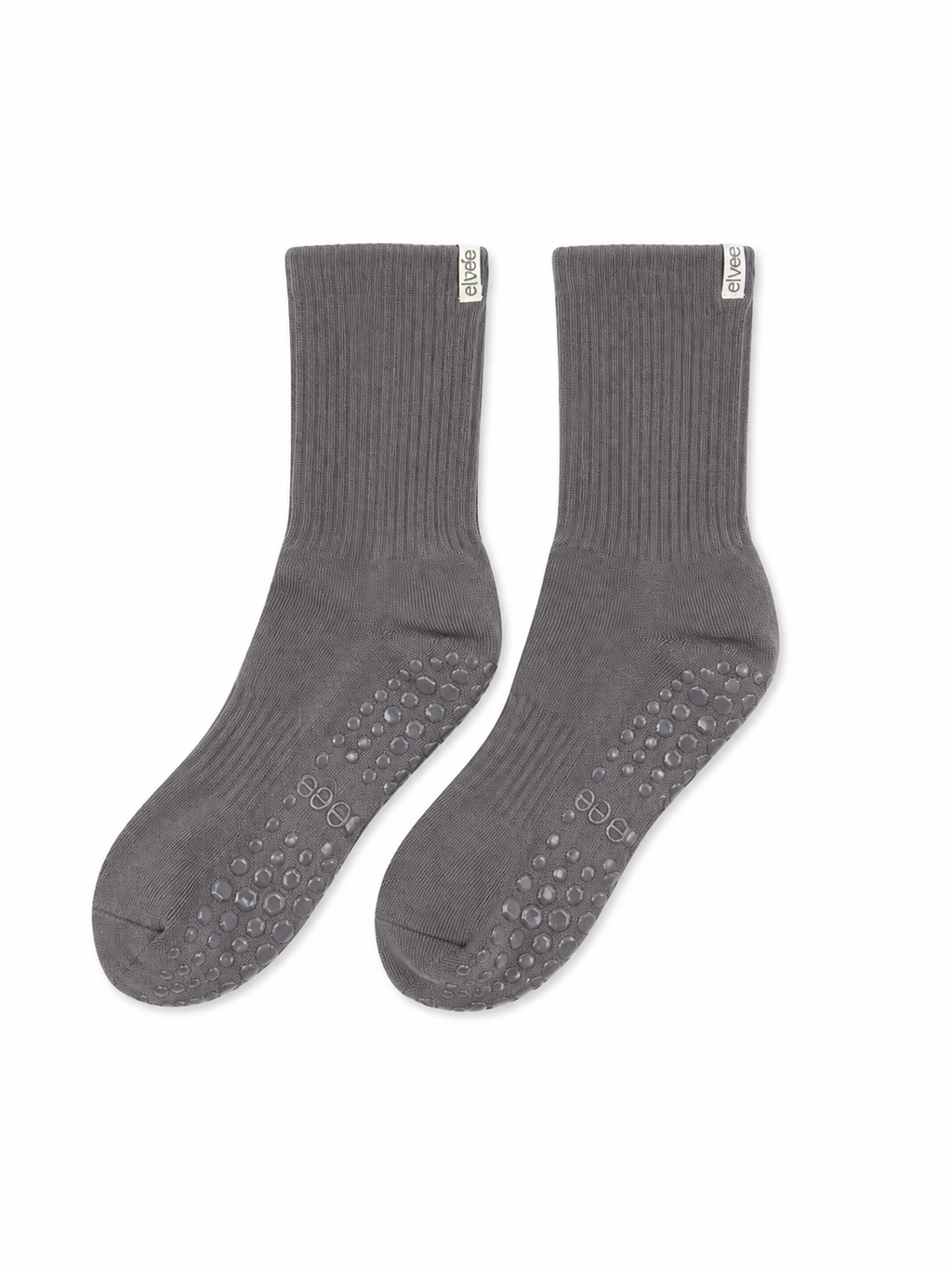 Crew Grip Socks — Moon Grey