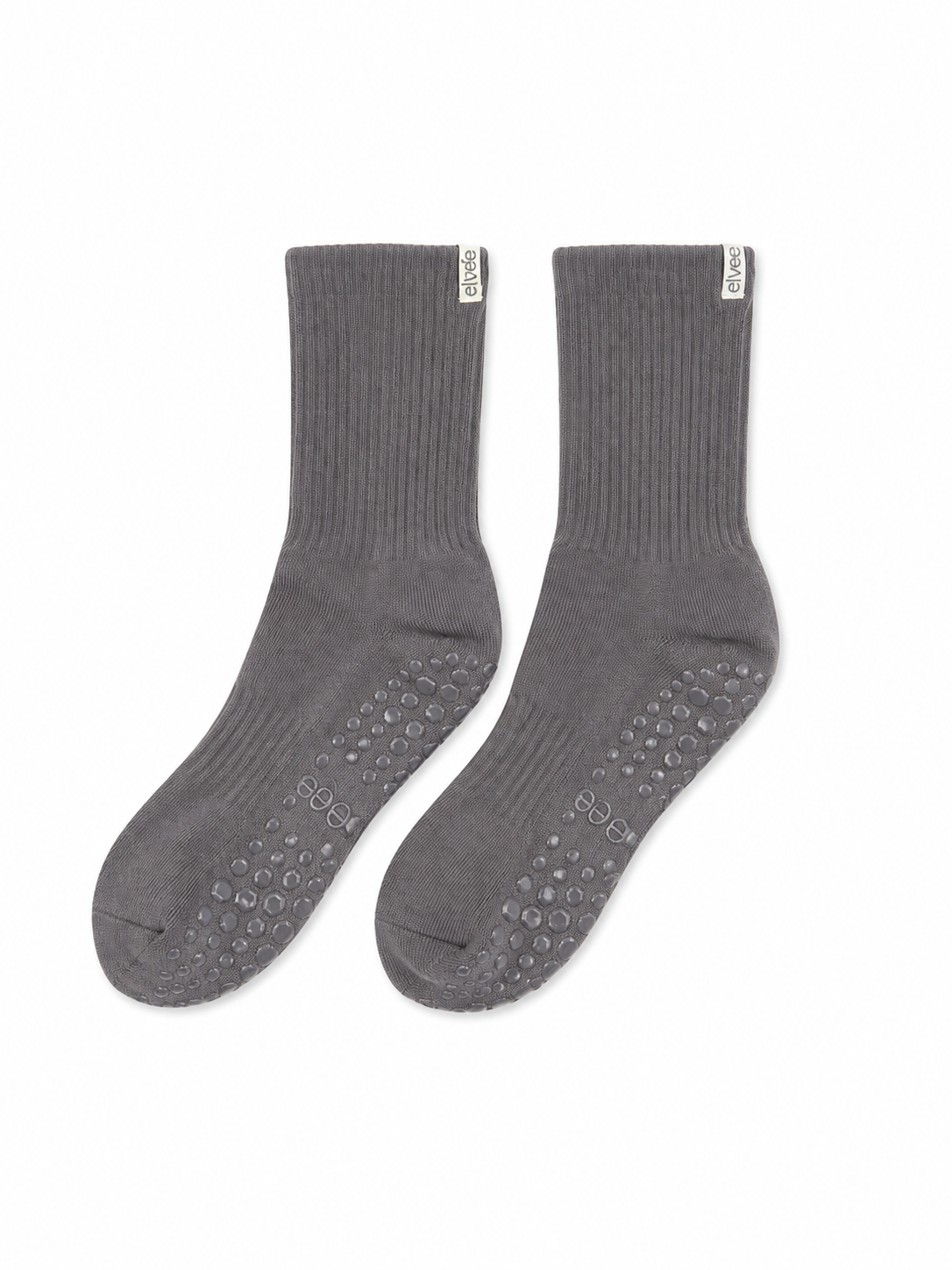 Crew Grip Socks — Moon Grey
