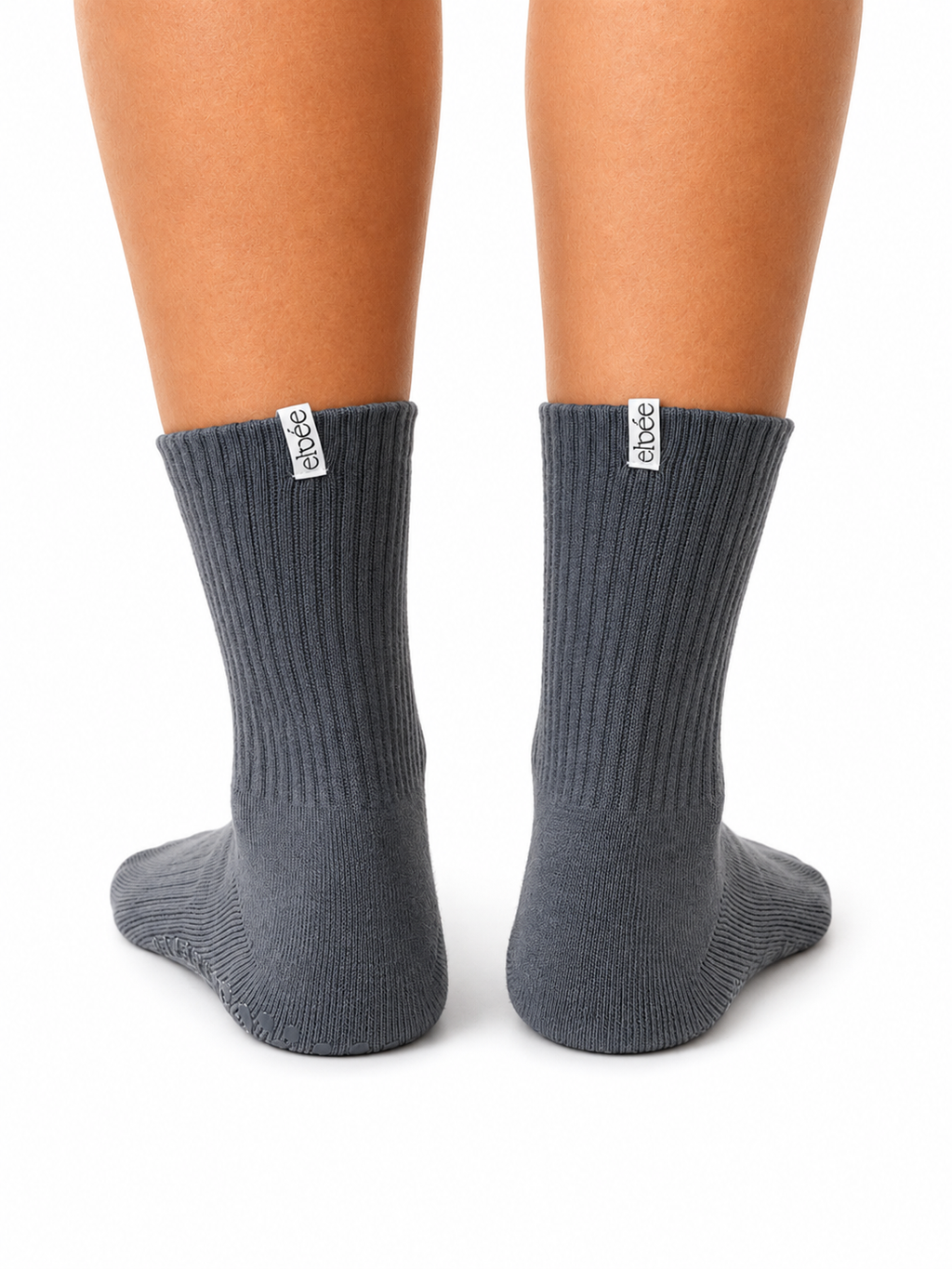 Crew Grip Socks — Moon Grey