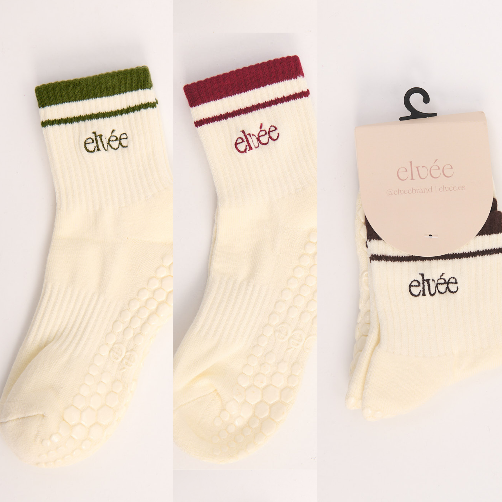 Pack 3 Pares - Crew Grip Socks Stripe