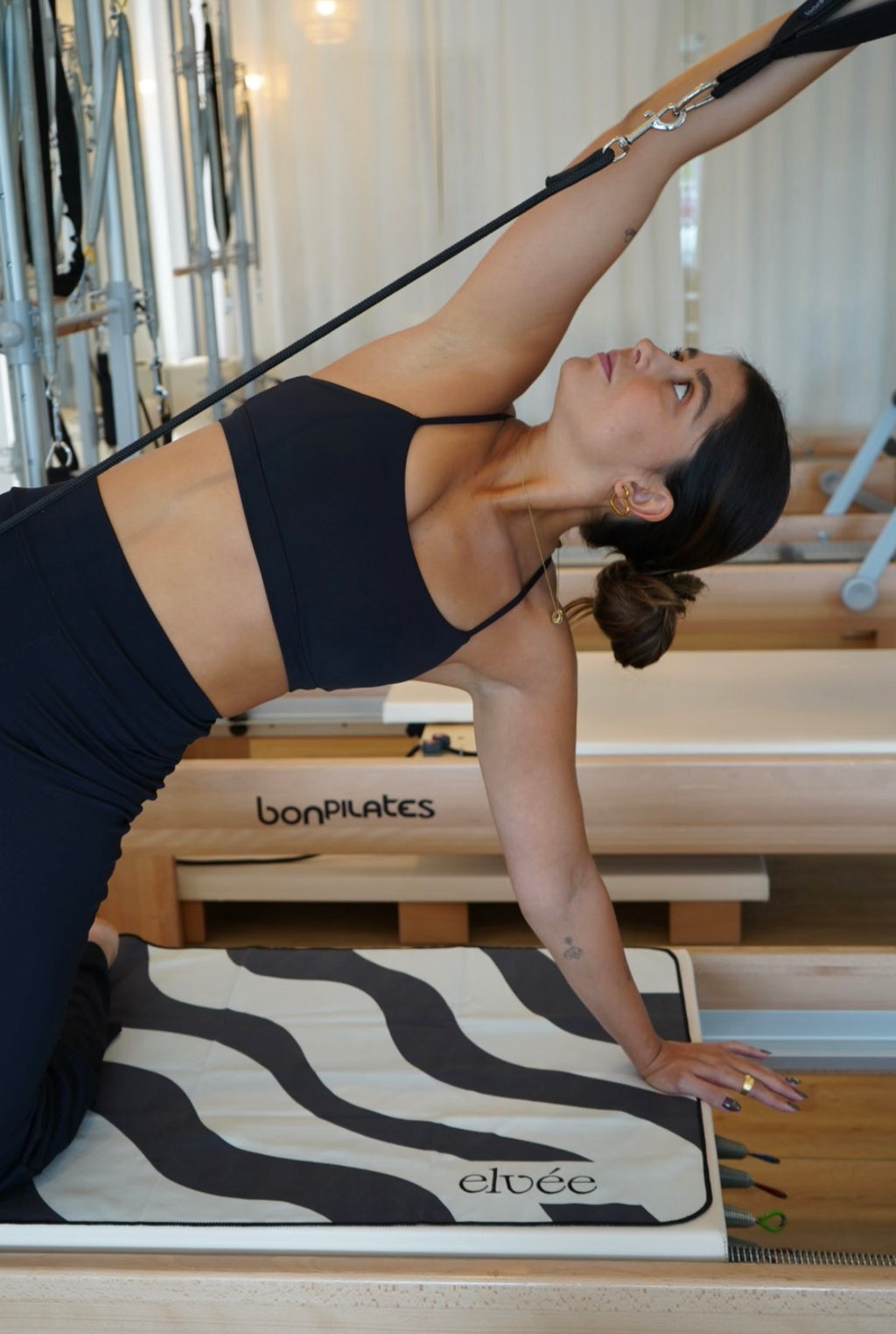 Reformer Grip Towel - Zebra