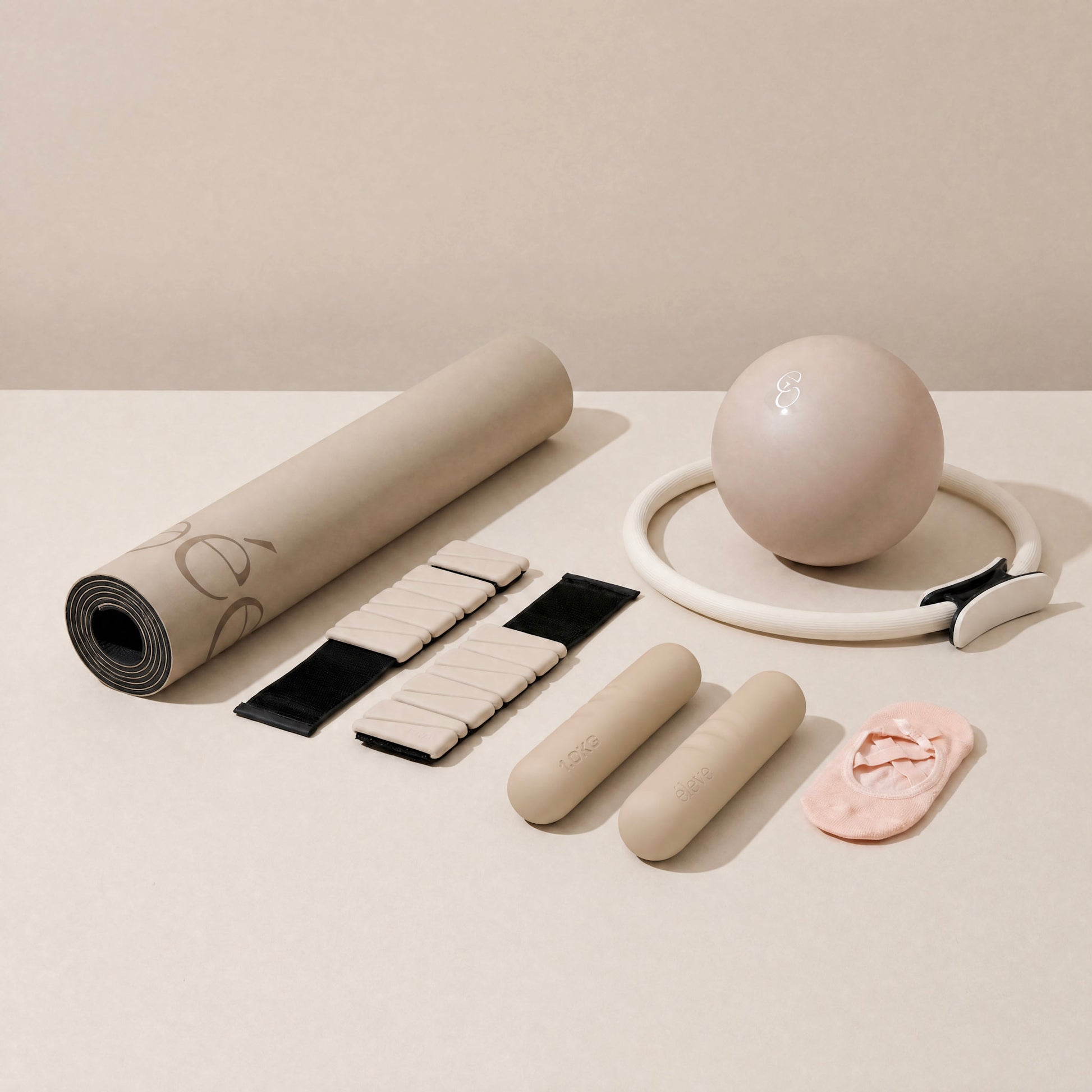 Kit Pilates Weight Signature - Soft Beige