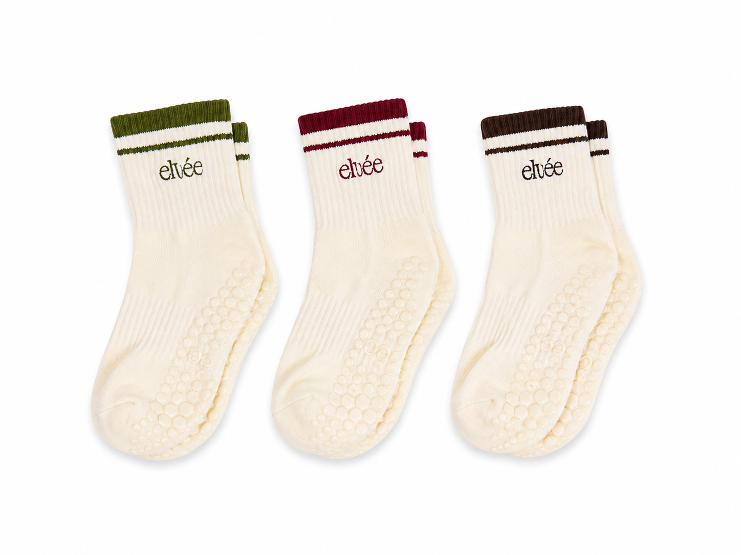 Pack 3 Pares - Crew Grip Socks Stripe