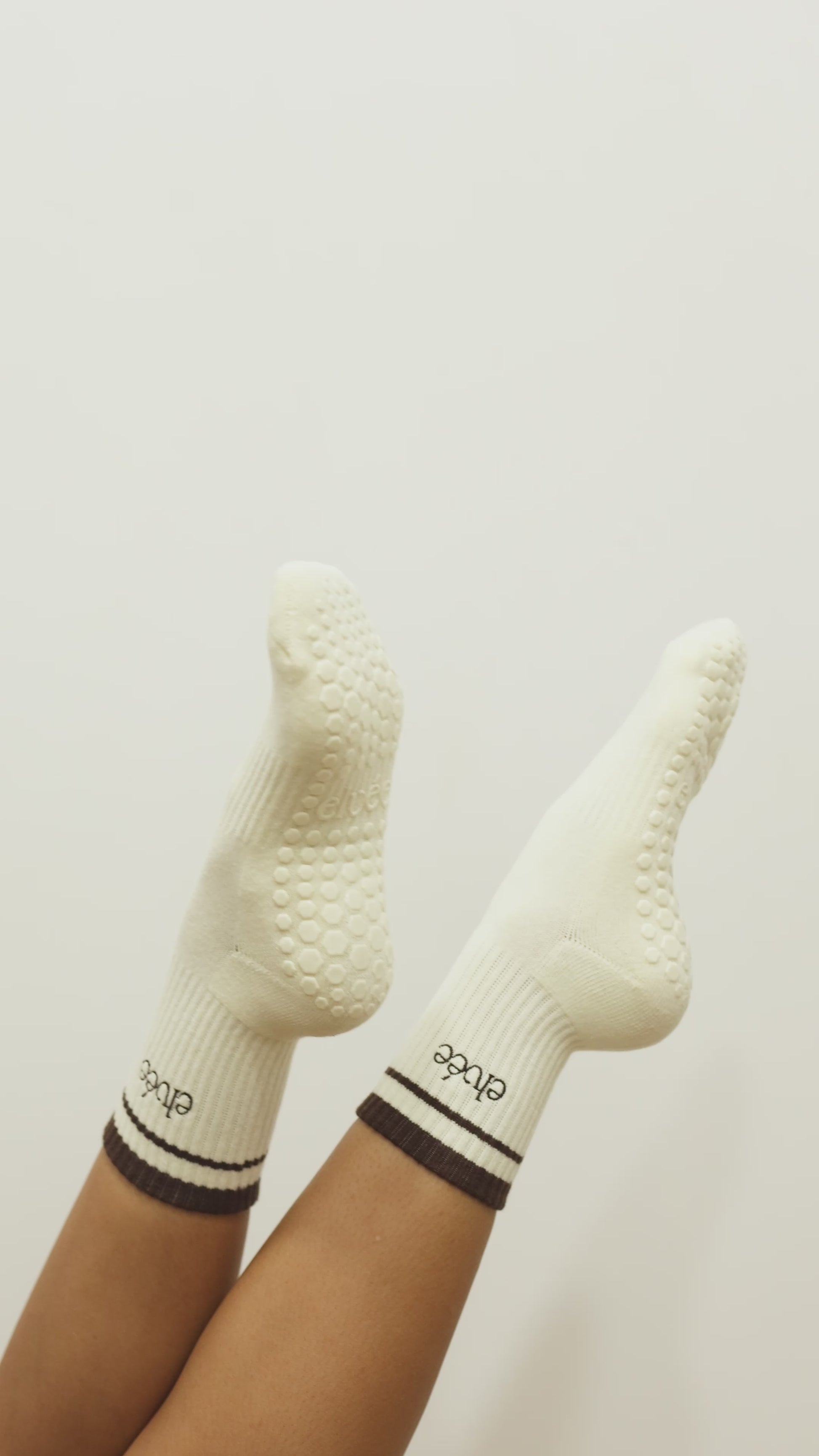 Crew Grip Socks - Chocolate Stripe